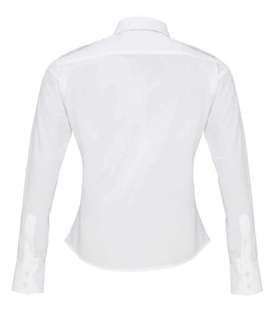 Premier Ladies Long Sleeve Pilot Shirt PR310 - Image 3