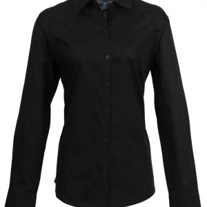 Premier Ladies Signature Long Sleeve Oxford Shirt PR334