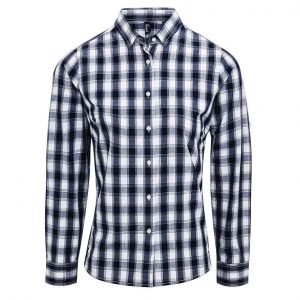 Premier Ladies Mulligan Check Long Sleeve Shirt PR350