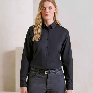 Premier Ladies Supreme Long Sleeve Oxford Shirt PR384