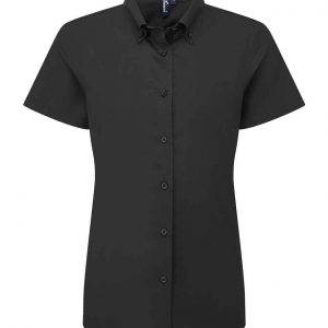 Premier Ladies Supreme Short Sleeve Oxford Shirt PR386