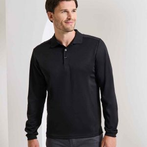 Premier Long Sleeve Coolchecker® Piqué Polo Shirt PR617