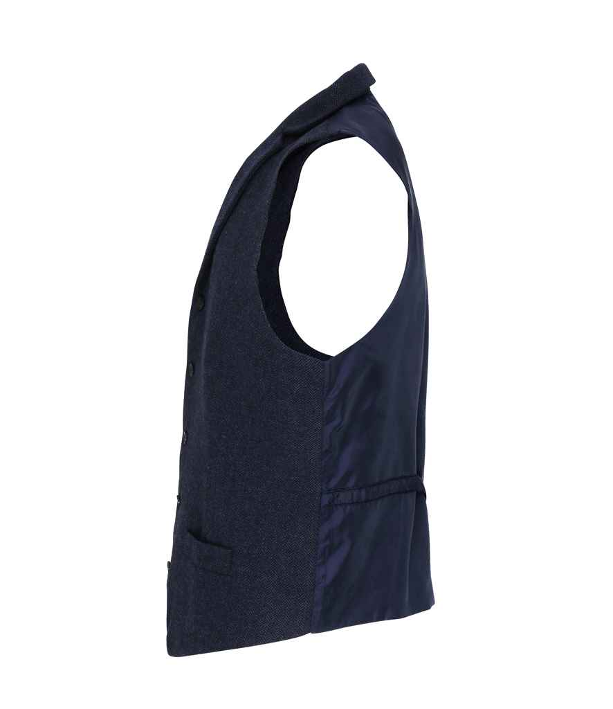 Premier Herringbone Waistcoat PR625 - Image 3