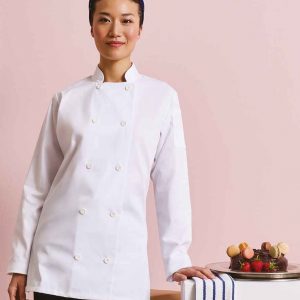 Premier Ladies Long Sleeve Chef's Jacket PR671