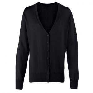 Premier Ladies Cotton Acrylic V Neck Cardigan PR697