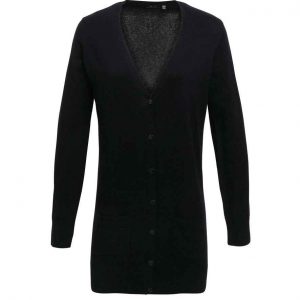 Premier Ladies Longline V Neck Cardigan PR698