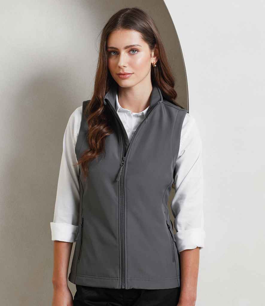 Premier Ladies Windchecker® Recycled Printable Soft Shell Gilet PR816 - Image 5