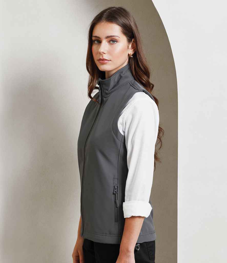 Premier Ladies Windchecker® Recycled Printable Soft Shell Gilet PR816 - Image 6